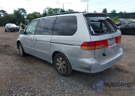 2003 Honda Odyssey Ex-L z USA, uszkodzony, nr VIN 5FNRL18033B076312